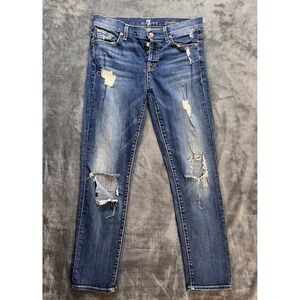 7 Seven For All Mankind‎ Womens Jeans 26 Josefina Skinny Boyfriend Button Fly
